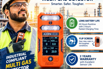 Introducing Industrial Scientific Axen™ AX4 - Multi Gas Detector